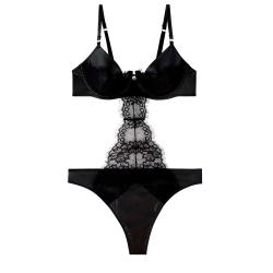 Pomm'Poire Trikini noir Cuir