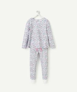 Pyjama fille en coton bio imprimé fleuri - 10 A