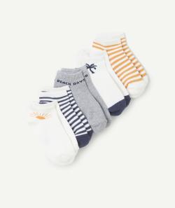 Lot de 5 paires de chaussettes garçon - 38-40
