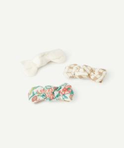 Lot de 3 barrettes fille en forme de nœuds - TU