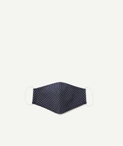 Le masque enfant à pois en tissu recyclé- catégorie 1 - TU