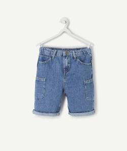 Le bermuda droit en jean aux poches cargos - 6 A