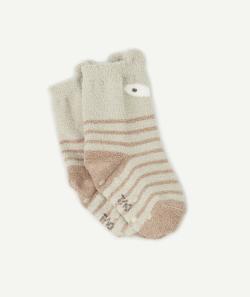La paire de chaussettes anti-dérapante avec motifs animaliers - 21-23