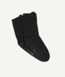 La paire de chaussettes en tricot noir pailleté - 27-30