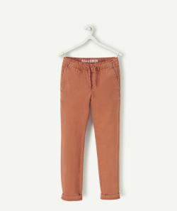 Adrien le pantalon slim relaxed garçon rouille - 12 A