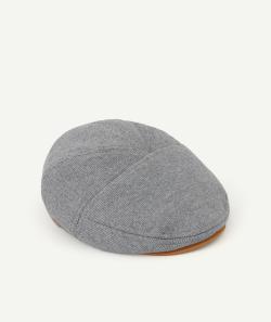 Casquette gavroche gris et camel bébé garçon - 18-23 M
