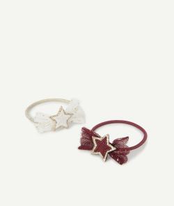 Lot de 2 élastiques étoiles et tulles fille - TU