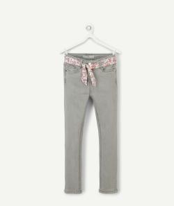 Louise le jean skinny gris low impact avec ceinture fleurie - 3 A