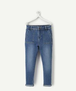 Jean relaxed garçon en denim less water - 3 A