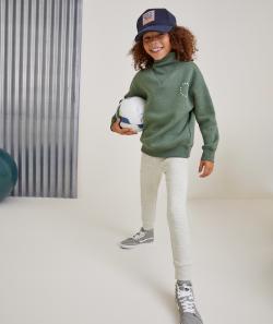 Pantalon de jogging garçon écru chiné - 9 A