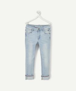 Victor le pantalon slim bleu clair en denim less water taille + - 12+
