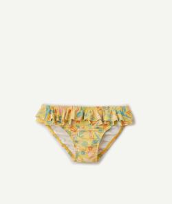 La culotte de bain jaune en fibres recyclées imprimée fleurie - 23 M