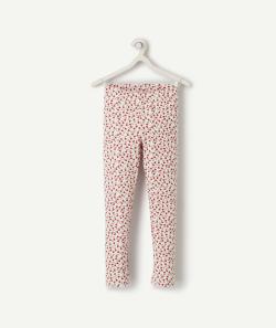 Le legging blanc avec imprimé coeurs en fibres recyclées - 5 A