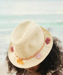Le chapeau de paille aux détails pailletés et pompons - 51
