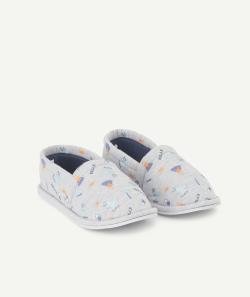 Chaussons garçon gris thème dinosaures brillants dans le noir - 38-39
