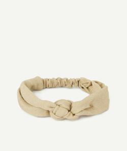 Bandeau bébé fille couleur dorée pailleté - TU
