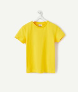 Le t-shirt jaune en coton biologique - 14 A