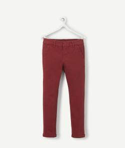 Le pantalon chino rouge foncé garçon - 3 A