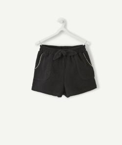 Le short côtelé bleu marine avec liserés dorés - 9 A