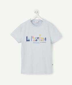 Cosmic vibes - t-shirt bleu scorpion en coton bio enfant - 4-5 A