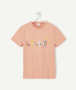 Cosmic vibes - t-shirt rose lion en coton bio enfant - 4-5 A