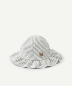 Bob bébé fille matière maillot de bain en fibres recyclées rayé bleu - 9-12 M