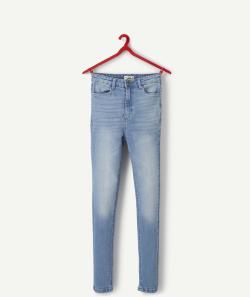 Jegging en denim clair taille haute less water fille - M