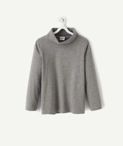 Sous-pull en coton gris garçon - 2 A