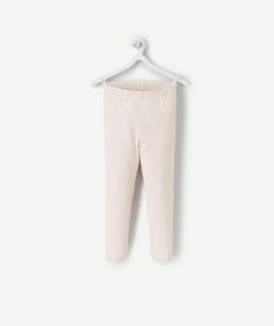 Legging court fille en fibres recyclées rose - 9 A