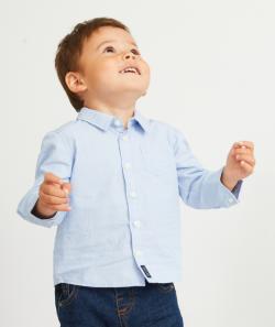 La chemise à fines rayures - 9 M