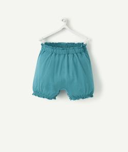 Short bébé fille en coton bio vert canard - 36 M