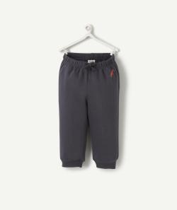 Jogging bébé garçon en fibres recyclées gris avec message - 24 M