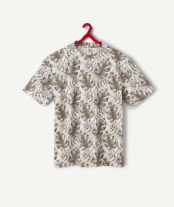 T-shirt garçon imprimé feuillage - XS