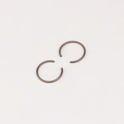 Clips axe de piston Ø16 mm (forme C) Yamaha YZF 250, Kawasaki KX 250... ProX (lot de 2)