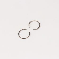 Clips axe de piston Ø15 mm (forme C) Yamaha YZ 125, KTM SX 150... ProX (lot de 2)