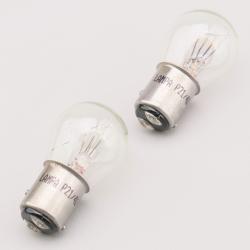 Ampoules de feu BAZ15D 12V 21/4W Lampa (lot de 2)